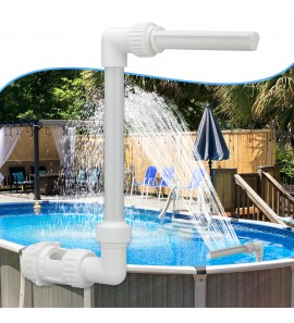 Swimming-Pool Waterfall Spray Pond Fountain - Water Fun Above In Ground Swimming Pool Accessories Spa Decor